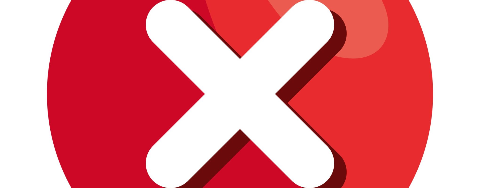 error alert button symbol icon isolated
